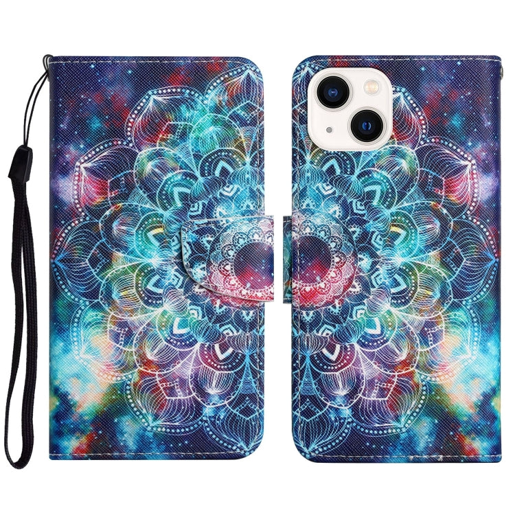 3D Colored Drawing Flip Leather Phone Case, Series 3