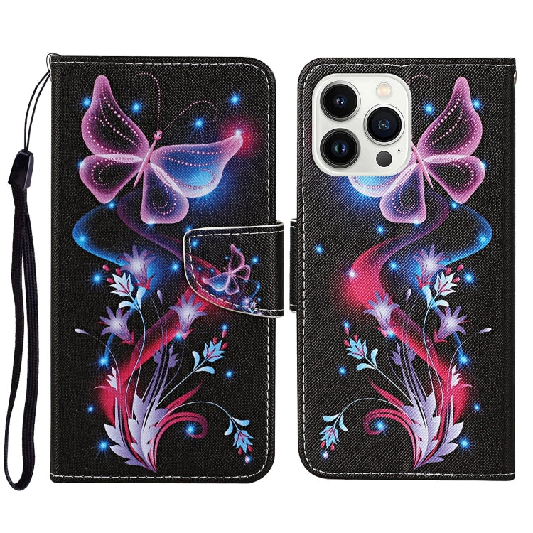 3D Colored Drawing Flip Leather Phone Case, Series 7