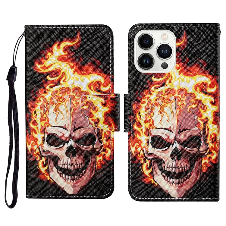 3D Colored Drawing Flip Leather Phone Case, Series 7