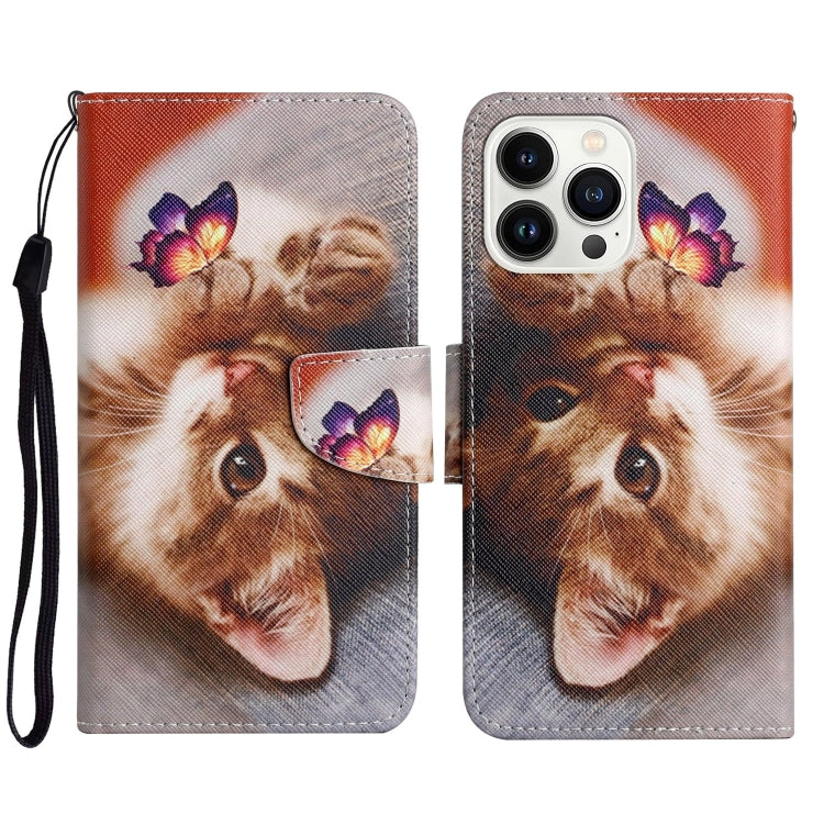 3D Colored Drawing Flip Leather Phone Case, Series 7