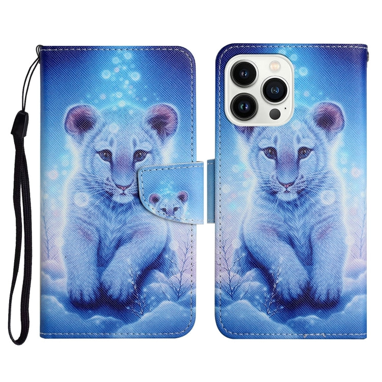 3D Colored Drawing Flip Leather Phone Case, Series 7