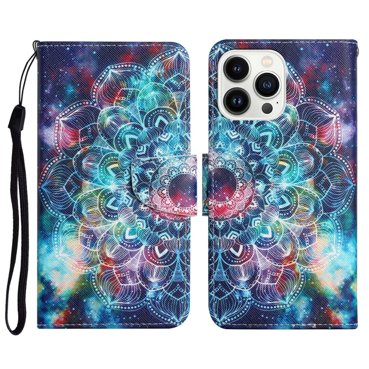 3D Colored Drawing Flip Leather Phone Case, Series 4