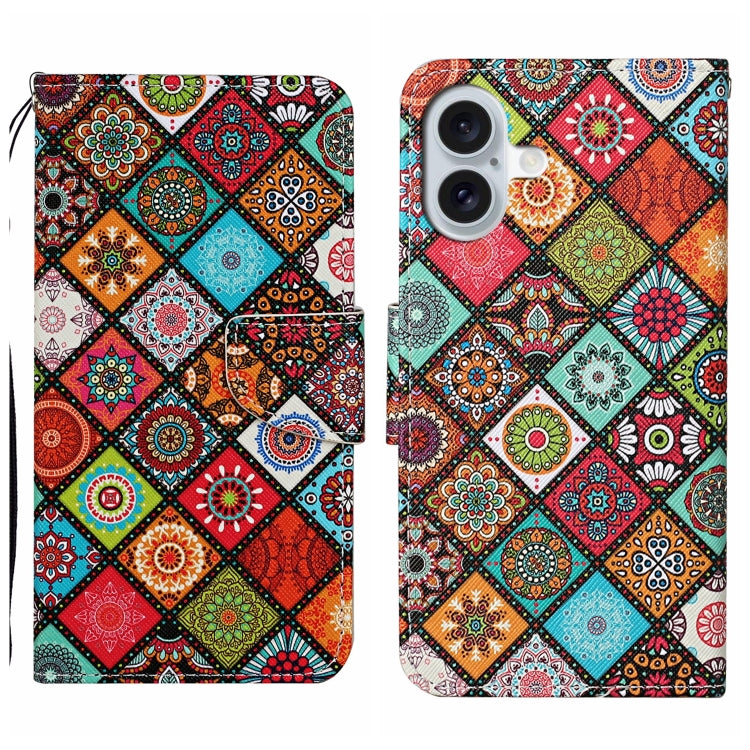 3D Colored Drawing Flip Leather Phone Case, Series 2