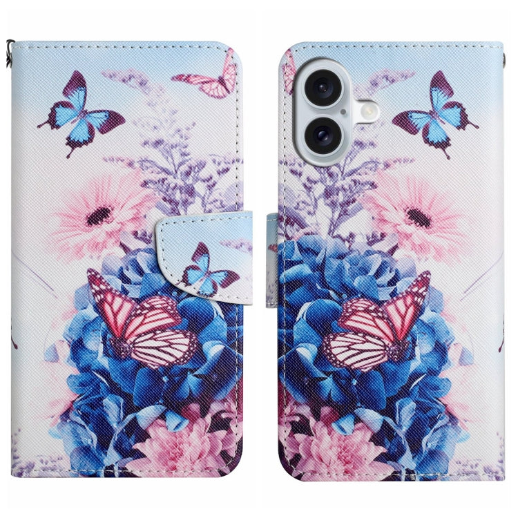 3D Colored Drawing Flip Leather Phone Case, Series 2