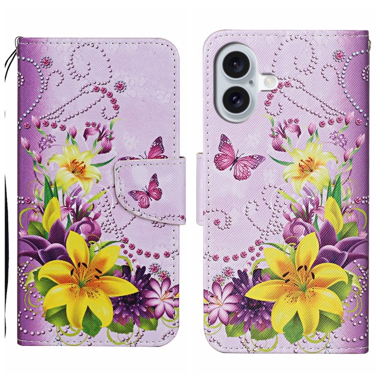 3D Colored Drawing Flip Leather Phone Case, Series 6