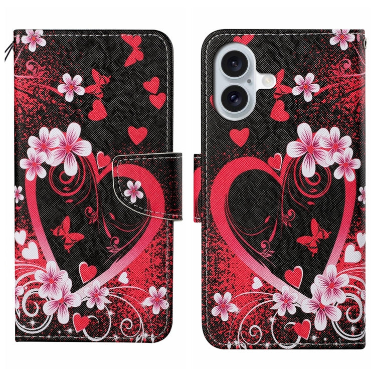 3D Colored Drawing Flip Leather Phone Case, Series 6