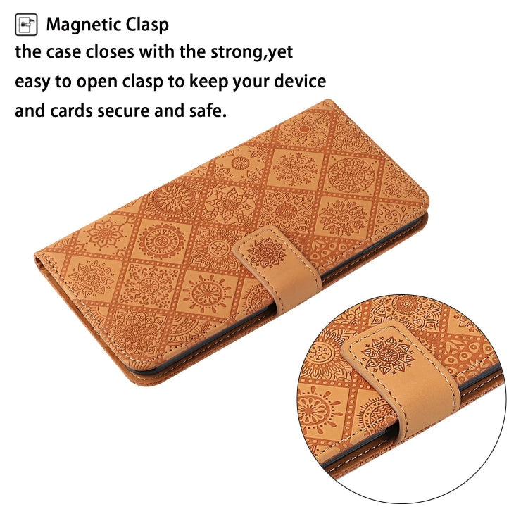 Ethnic Style Embossed Pattern Leather Phone Case, Series 1