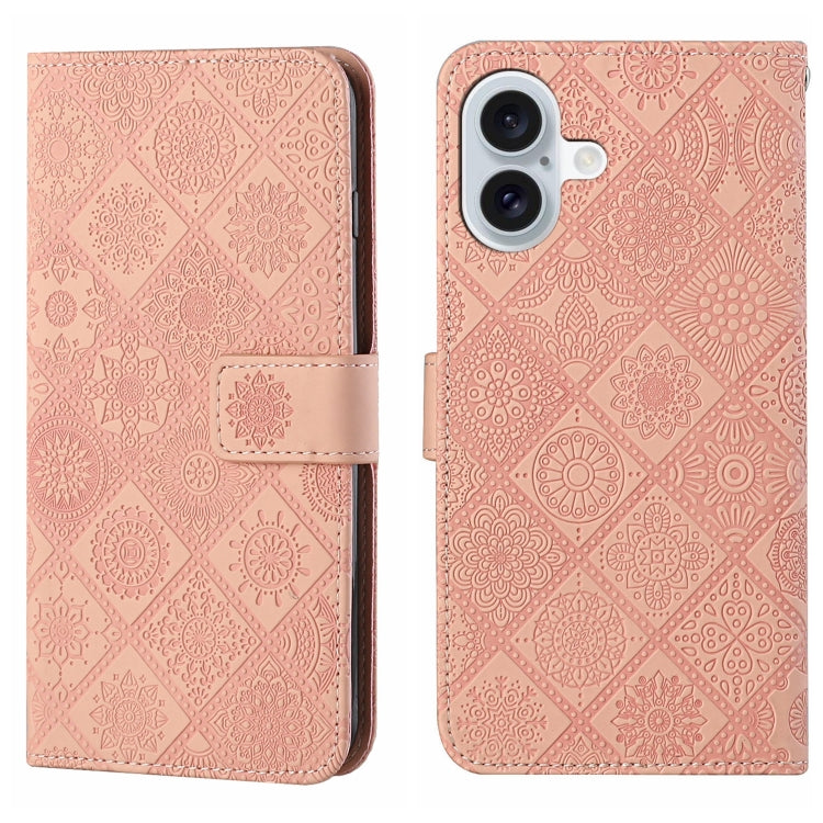 Ethnic Style Embossed Pattern Leather Phone Case, Series 1