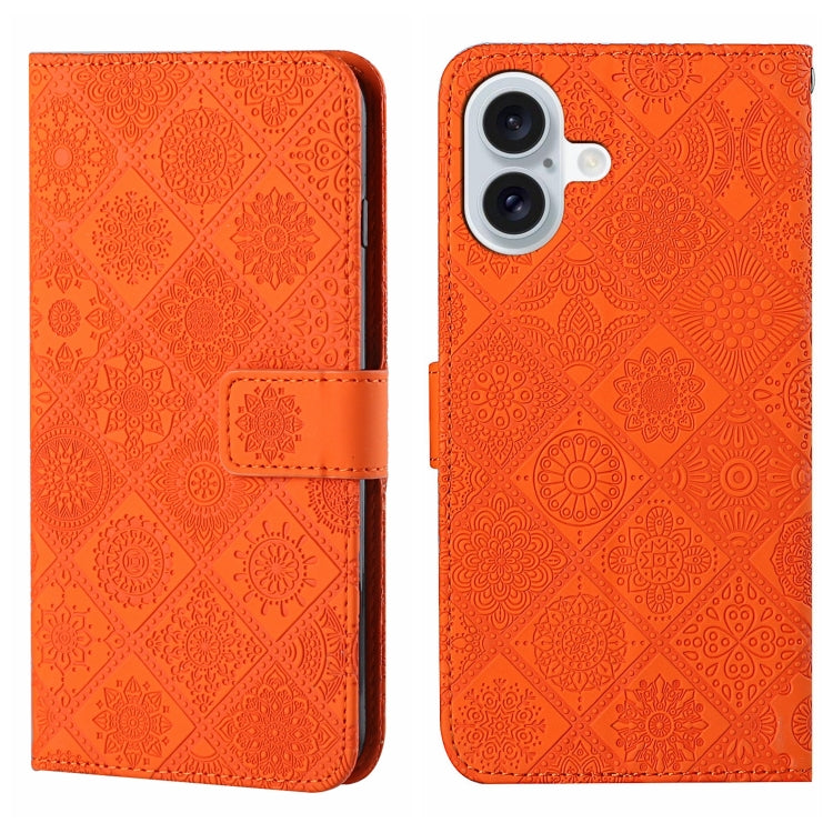 Ethnic Style Embossed Pattern Leather Phone Case, Series 1