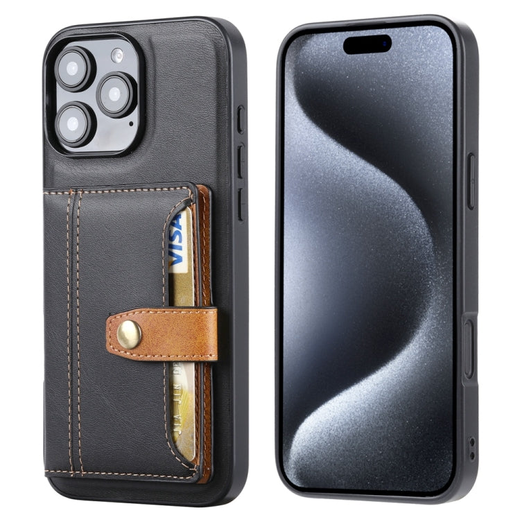 Calfskin Card Slot TPU Hybrid PU Phone Case