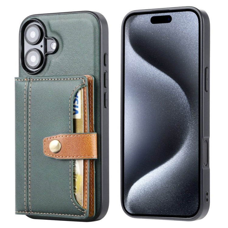 Calfskin Card Slot TPU Hybrid PU Phone Case