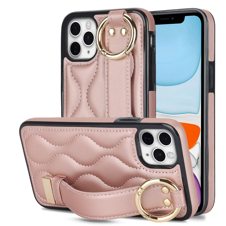 Non-slip Full Coverage Ring PU Phone Case with Wristband, Series 4