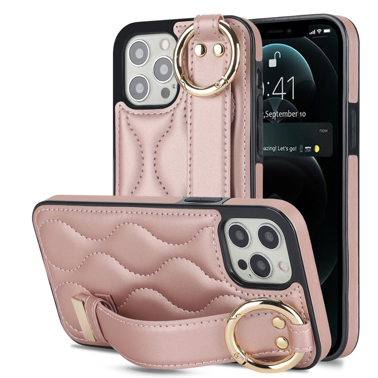 Non-slip Full Coverage Ring PU Phone Case with Wristband, Series 3