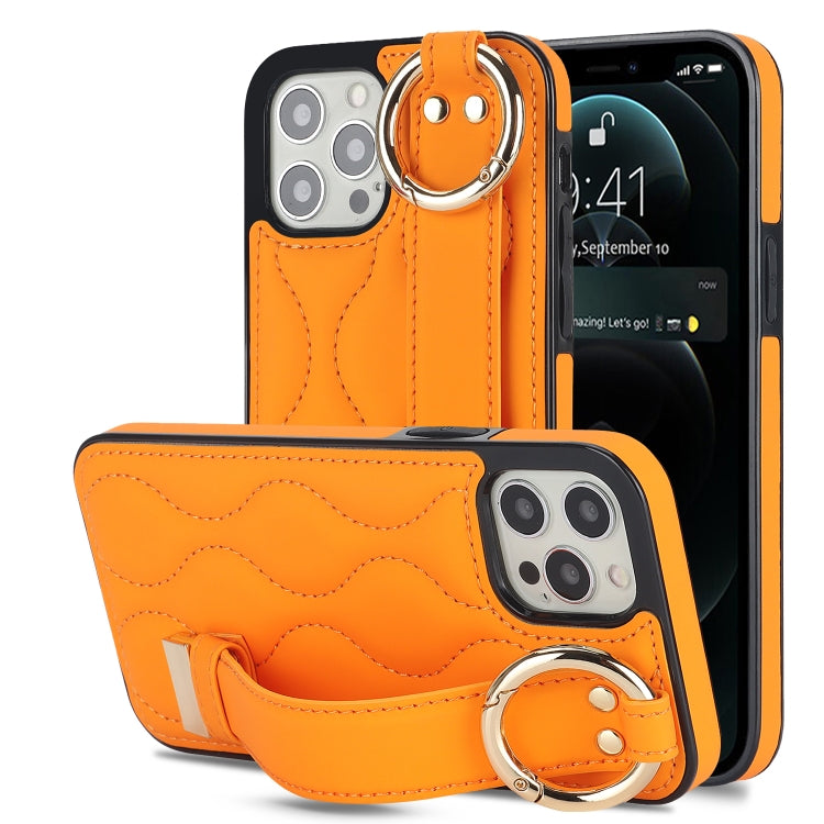 Non-slip Full Coverage Ring PU Phone Case with Wristband, Series 3