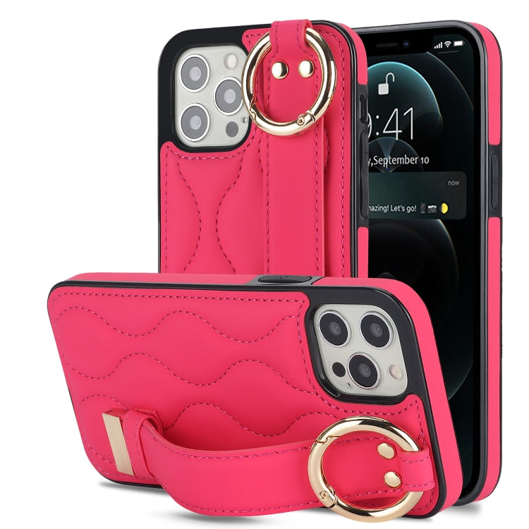 Non-slip Full Coverage Ring PU Phone Case with Wristband, Series 3