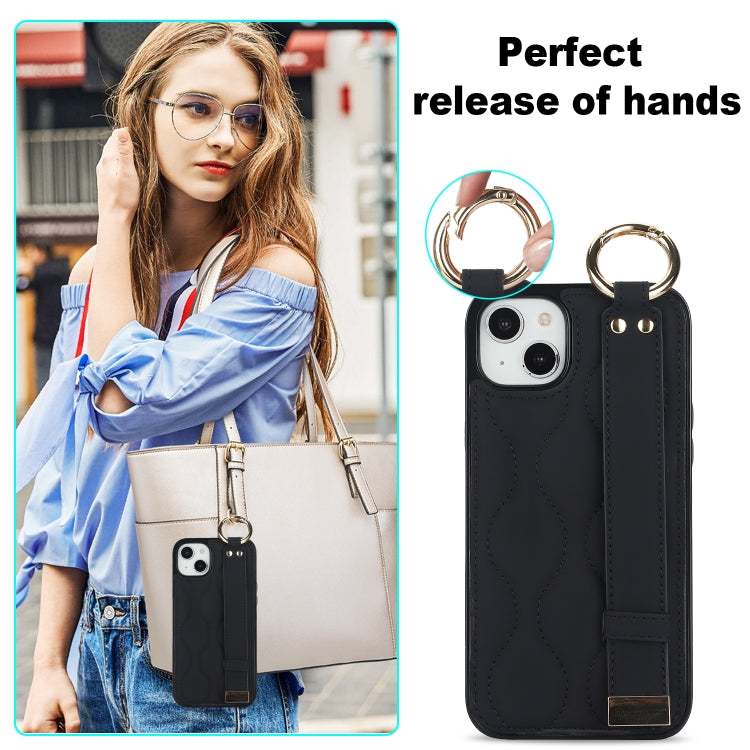 Non-slip Full Coverage Ring PU Phone Case with Wristband, Series 7