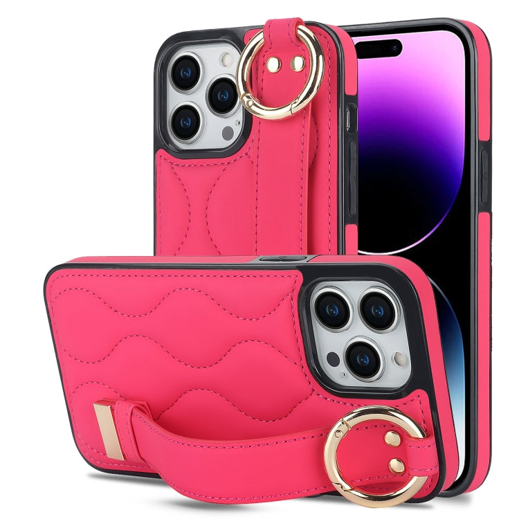 Non-slip Full Coverage Ring PU Phone Case with Wristband, Series 4