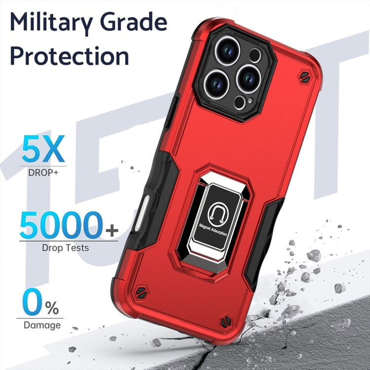 Ring Holder Non-slip Shockproof Armor Phone Case, Series 3