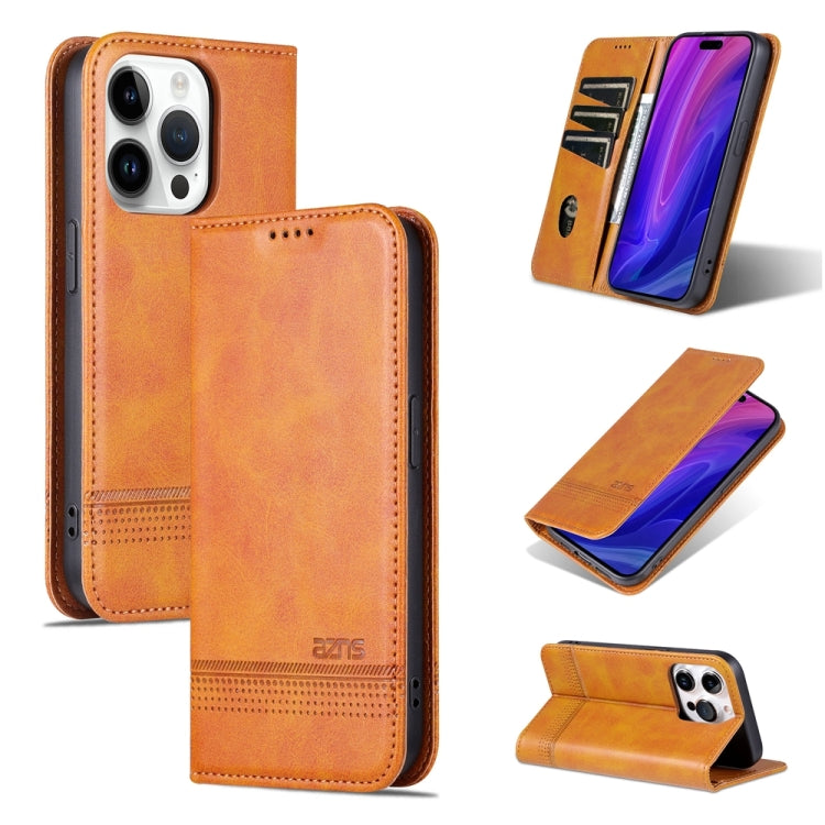 AZNS Magnetic Calf Texture Flip Leather Phone Case, Series 2