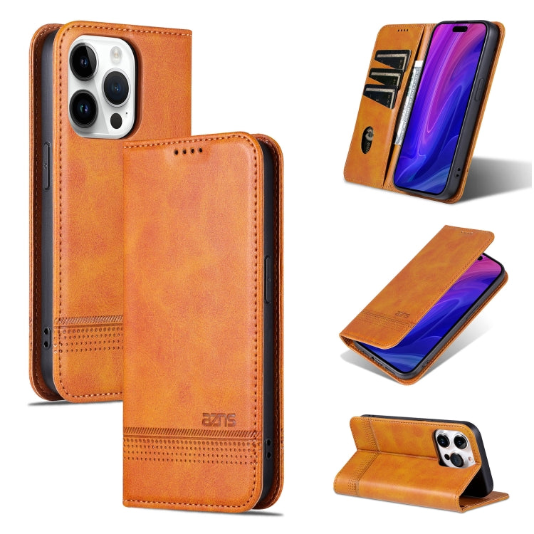 AZNS Magnetic Calf Texture Flip Leather Phone Case, Series 1