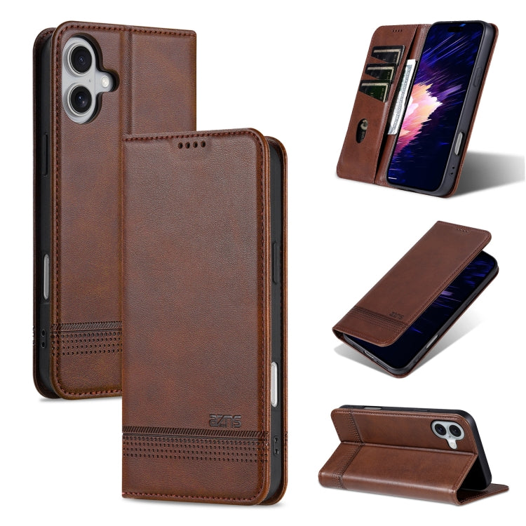 AZNS Magnetic Calf Texture Flip Leather Phone Case, Series 1