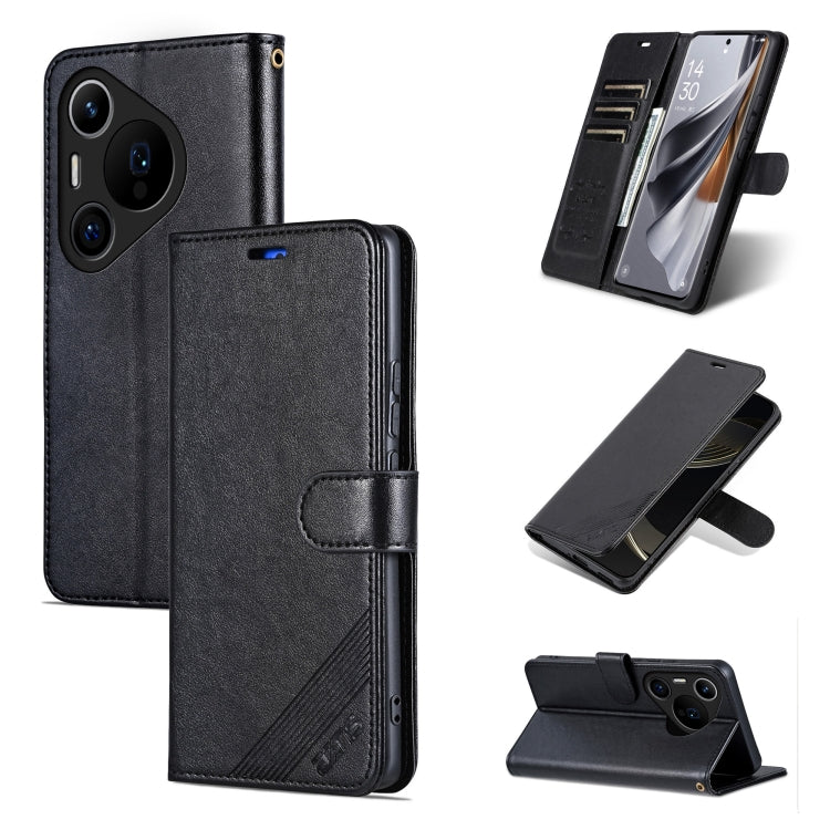 AZNS Sheepskin Texture Flip Leather Phone Case, For Huawei Mate 70 Pro / 70 Pro+, For Huawei Mate 70, For Huawei nova13 Pro, For Huawei Pura 70 Pro / 70 Pro+, For Huawei Pura 70 Ultra, For Huawei Pura 70, For Huawei Enjoy 70z, For Huawei Enjoy 70