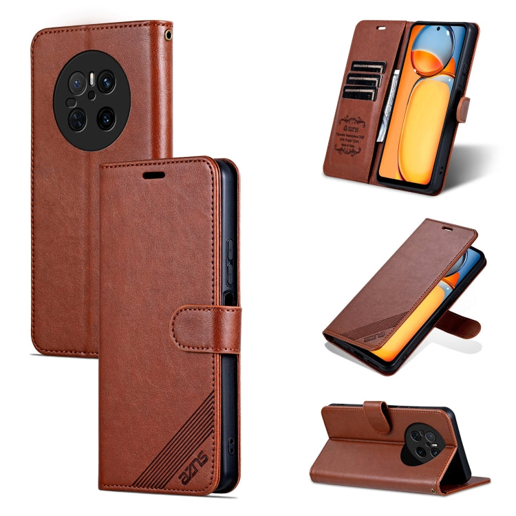 AZNS Sheepskin Texture Flip Leather Phone Case, For Huawei Mate 70 Pro / 70 Pro+, For Huawei Mate 70, For Huawei nova13 Pro, For Huawei Pura 70 Pro / 70 Pro+, For Huawei Pura 70 Ultra, For Huawei Pura 70, For Huawei Enjoy 70z, For Huawei Enjoy 70