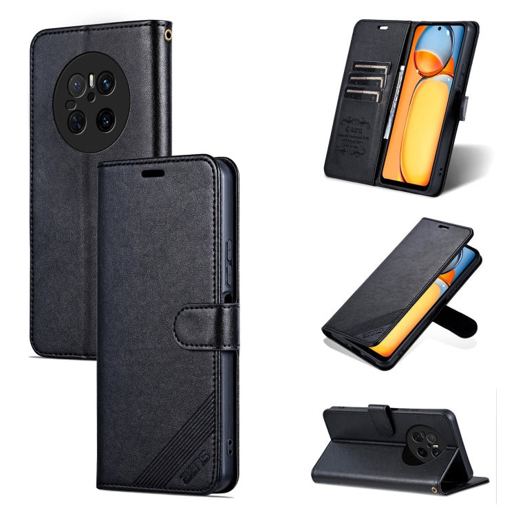 AZNS Sheepskin Texture Flip Leather Phone Case, For Huawei Mate 70 Pro / 70 Pro+, For Huawei Mate 70, For Huawei nova13 Pro, For Huawei Pura 70 Pro / 70 Pro+, For Huawei Pura 70 Ultra, For Huawei Pura 70, For Huawei Enjoy 70z, For Huawei Enjoy 70