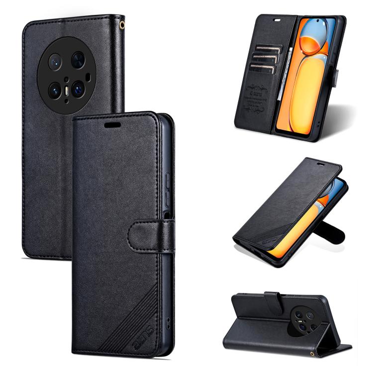 AZNS Sheepskin Texture Flip Leather Phone Case, For Huawei Mate 70 Pro / 70 Pro+, For Huawei Mate 70, For Huawei nova13 Pro, For Huawei Pura 70 Pro / 70 Pro+, For Huawei Pura 70 Ultra, For Huawei Pura 70, For Huawei Enjoy 70z, For Huawei Enjoy 70