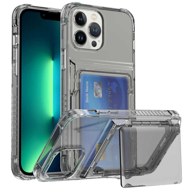 Crystal Clear Flip Card Slot Phone Case, Series 1