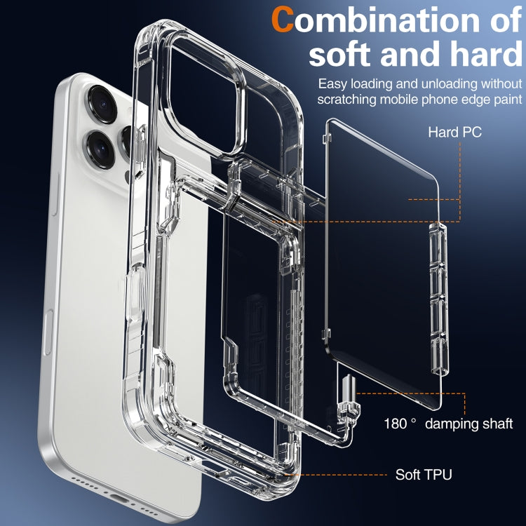 Crystal Clear Flip Card Slot Phone Case, Series 2