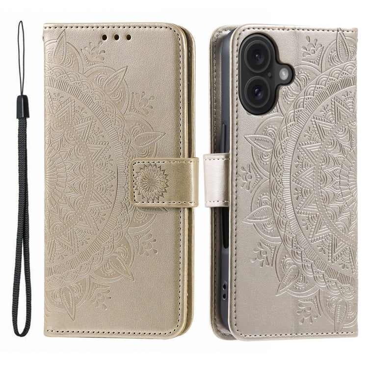 Totem Flower Embossed Leather Phone Case, Series 1