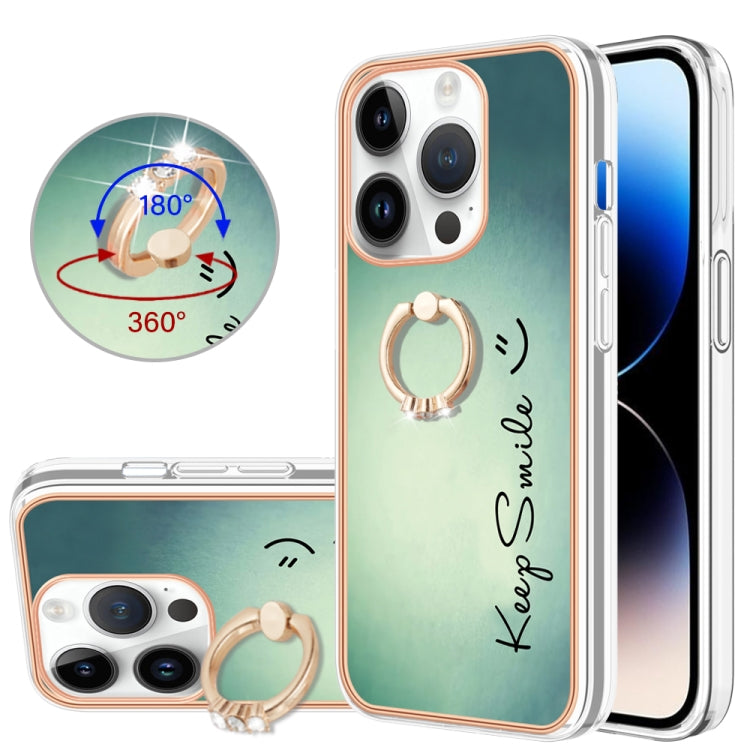 Electroplating Dual-side IMD Phone Case with Ring Holder, Series 4