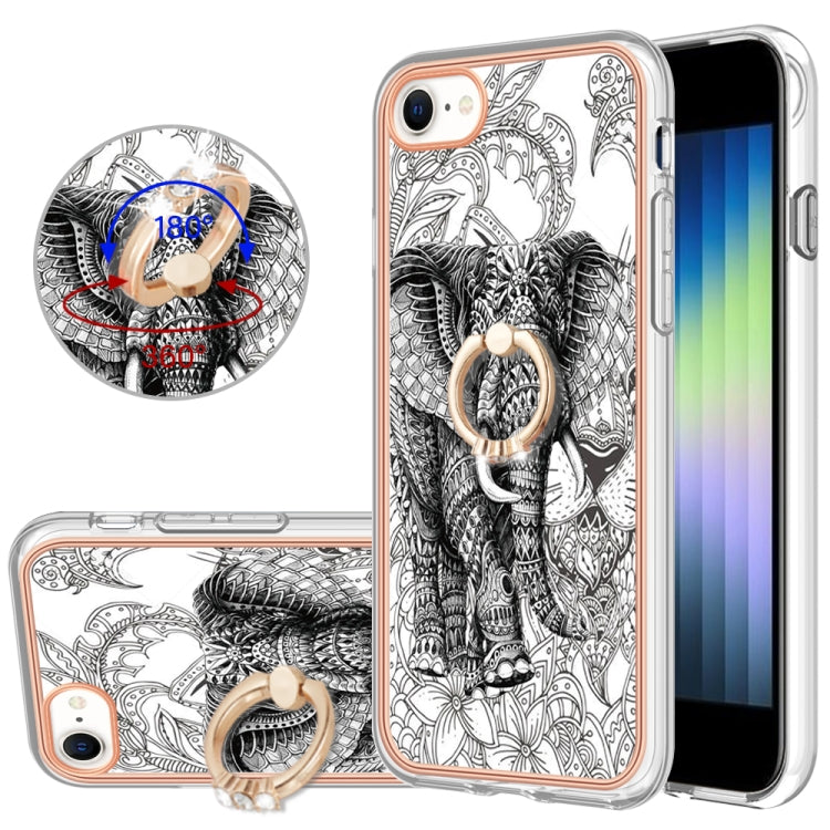 Electroplating Dual-side IMD Phone Case with Ring Holder, Series 5