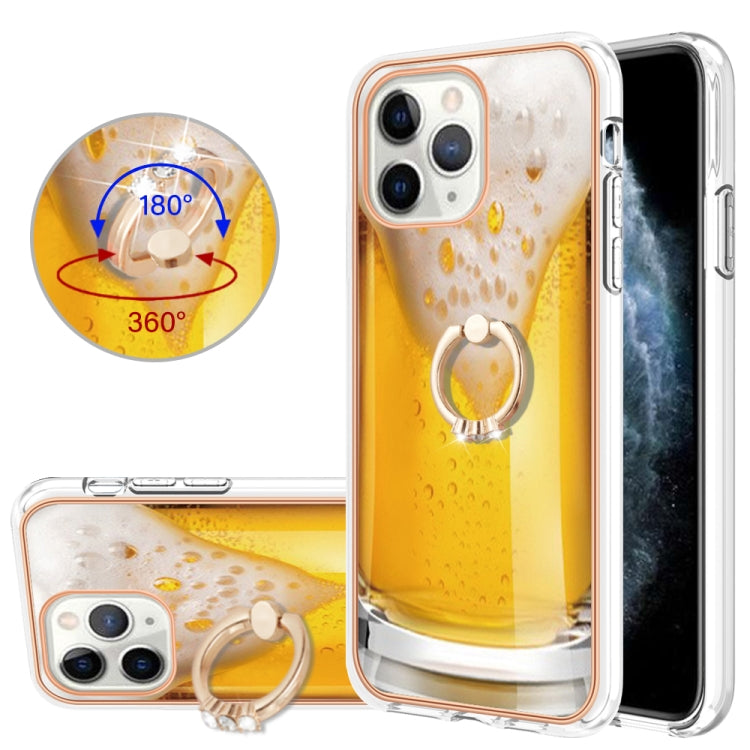 Electroplating Dual-side IMD Phone Case with Ring Holder, Series 3