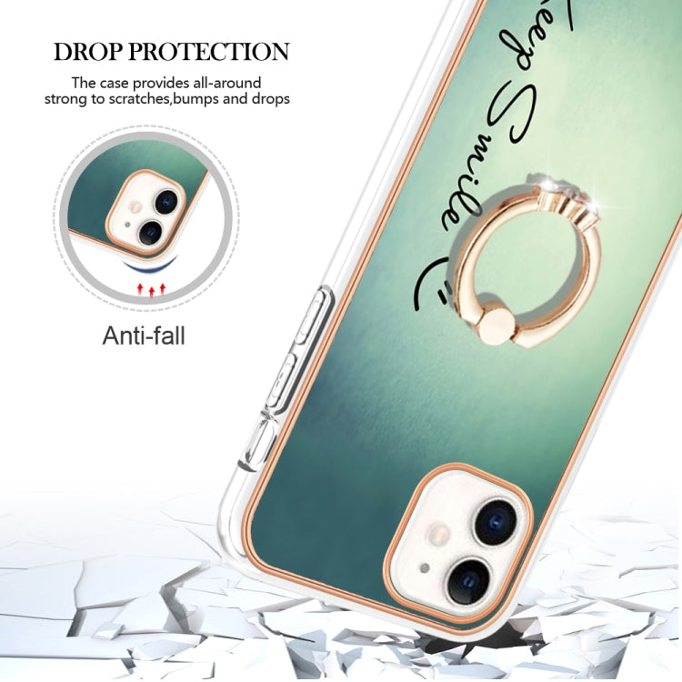 Electroplating Dual-side IMD Phone Case with Ring Holder, Series 1