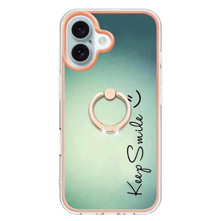 Electroplating Dual-side IMD Phone Case with Ring Holder, Series 2