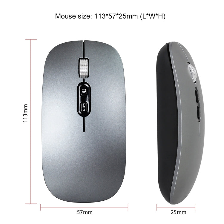 HXSJ M103 1600DPI 2.4GHz Wireless Rechargeable Mouse