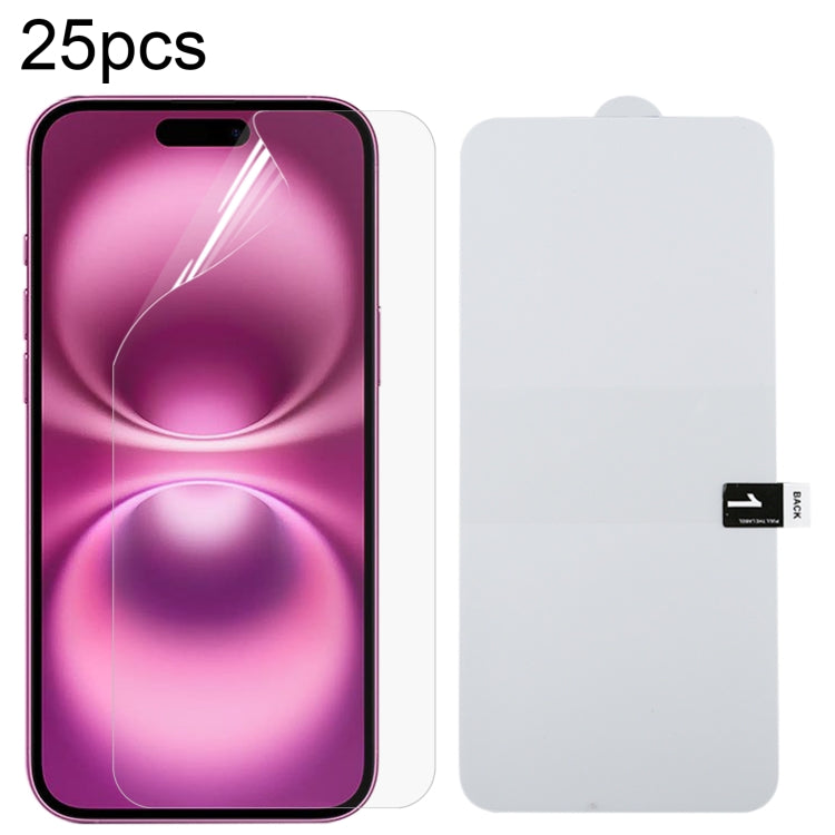 25pcs Full Screen Protector Explosion-proof Hydrogel Film