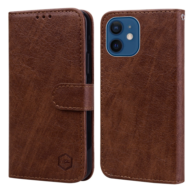 Skin Feeling Oil Leather Texture PU + TPU Phone Case, Series 4