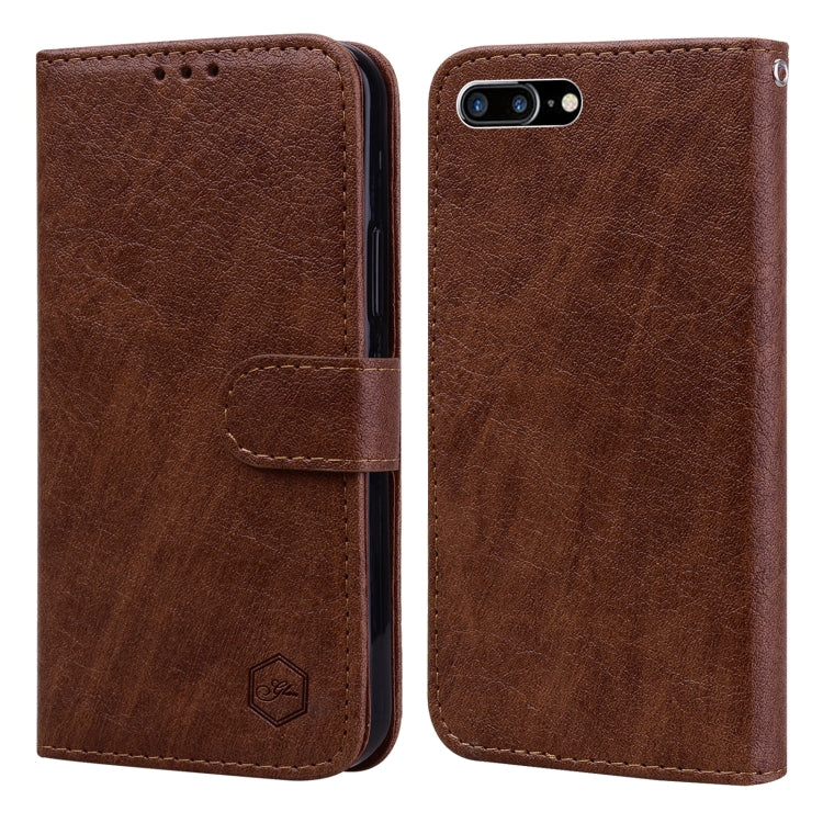 Skin Feeling Oil Leather Texture PU + TPU Phone Case, Series 3