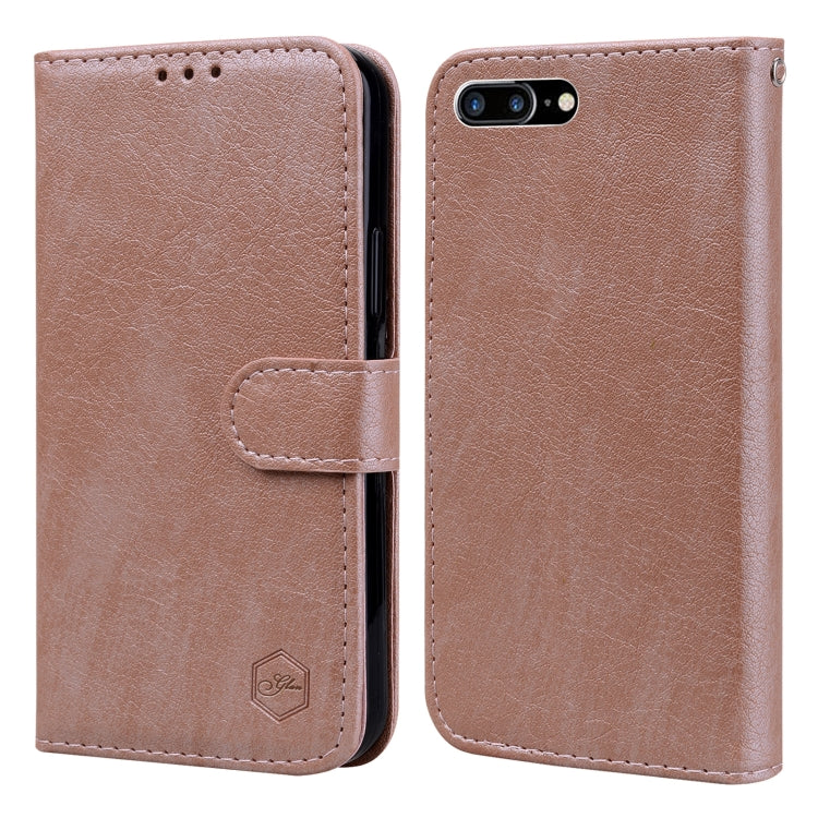 Skin Feeling Oil Leather Texture PU + TPU Phone Case, Series 3