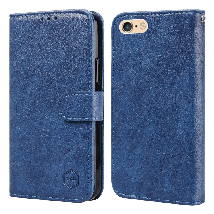 Skin Feeling Oil Leather Texture PU + TPU Phone Case, Series 3