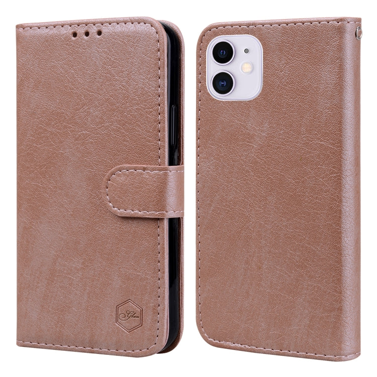 Skin Feeling Oil Leather Texture PU + TPU Phone Case, Series 1