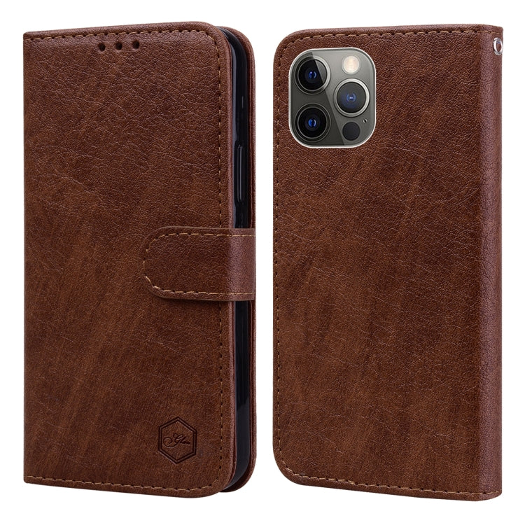 Skin Feeling Oil Leather Texture PU + TPU Phone Case, Series 4