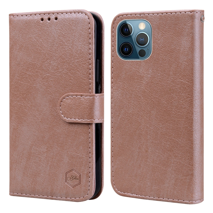 Skin Feeling Oil Leather Texture PU + TPU Phone Case, Series 1