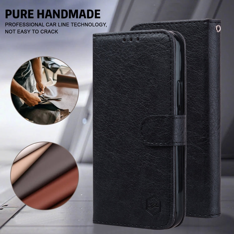 Skin Feeling Oil Leather Texture PU + TPU Phone Case, Series 3