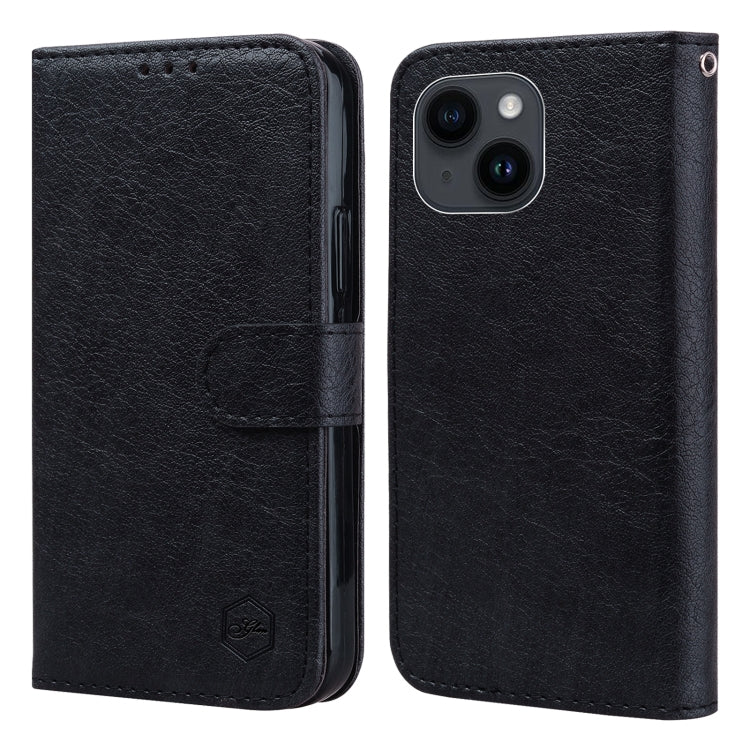 Skin Feeling Oil Leather Texture PU + TPU Phone Case, Series 5