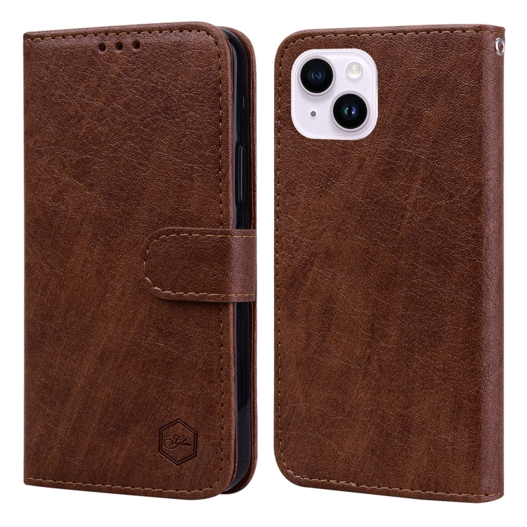 Skin Feeling Oil Leather Texture PU + TPU Phone Case, Series 4