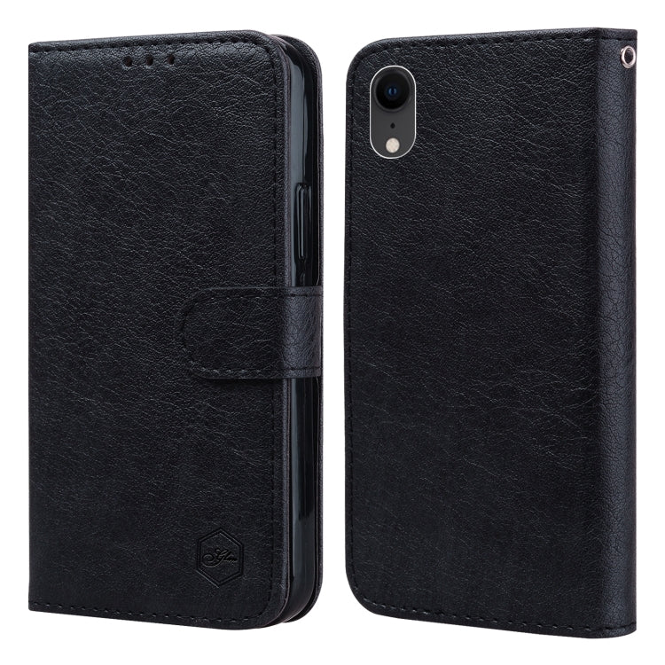 Skin Feeling Oil Leather Texture PU + TPU Phone Case, Series 1